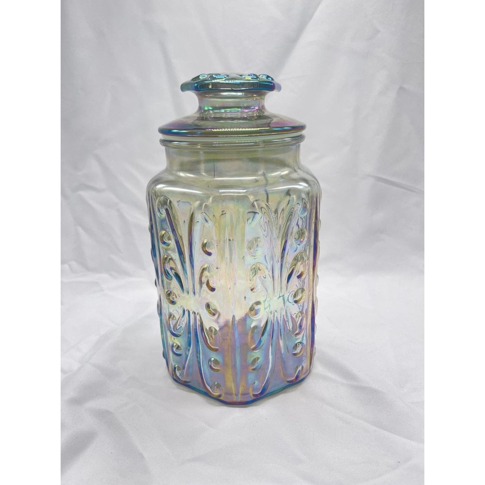VTG L.E. Smith Federal Glass Atterbury cookie jar #2